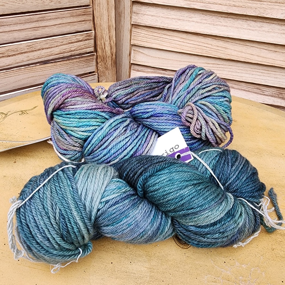Malabrigo 200g 855 Aguas Pure Merino Superwash Rios Worsted 2 Yarn Skeins